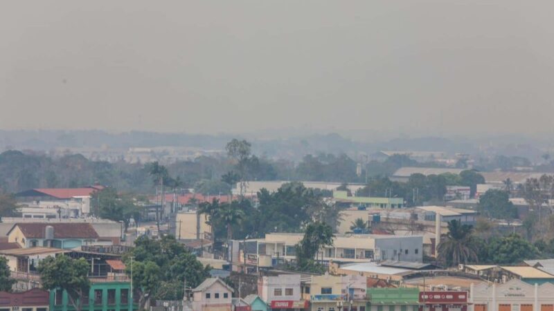 Rio Branco tem a pior qualidade do ar entre as cidades brasileiras nesta segunda-feira (22)