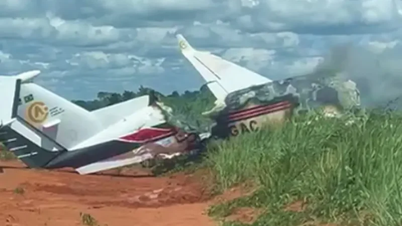 vião de médio porte explode após pouso de emergência na divisa entre Acre e Rondônia