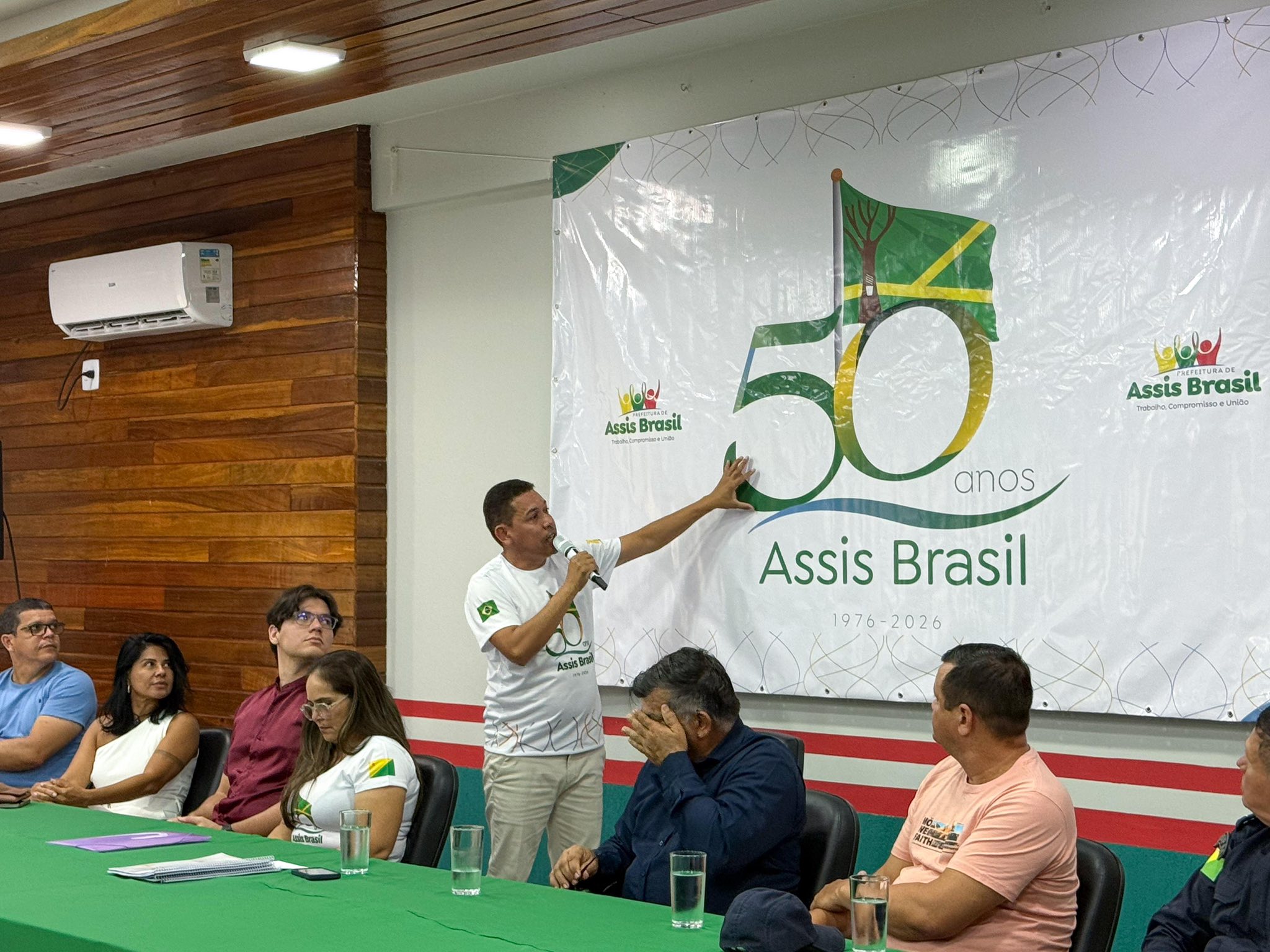 Prefeitura lança marca oficial dos 50 anos de Assis Brasil e inicia preparativos para programação comemorativa
