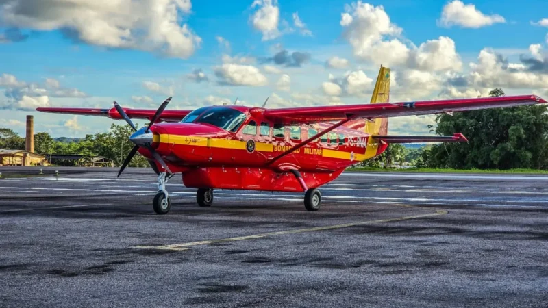 Estado do Acre recebe nova aeronave com UTI e capacidade para transporte de tropas
