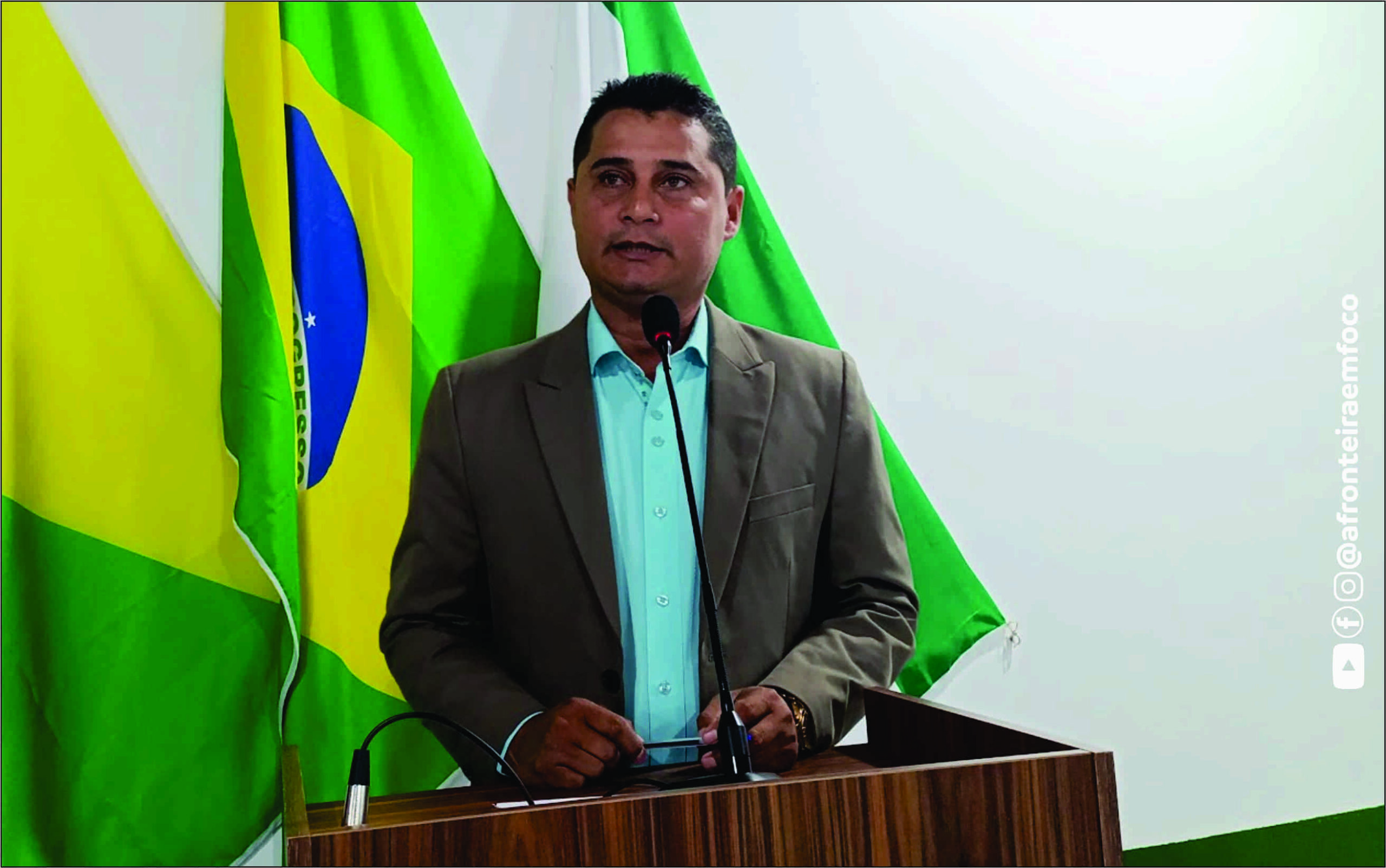 Vereador Jezo Batista denuncia situação precária em ramais e no cemitério de Epitaciolândia