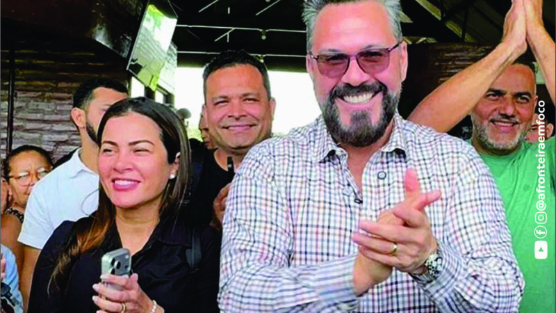 Alan Rick e Fernanda Hassem aproximam-se no Juruá e alimentam especulações de chapa ao governo do Acre em 2026