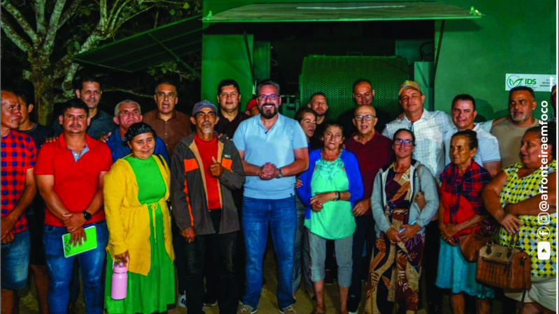 Alan Rick entrega Casa de Farinha, anuncia investimentos e reforça apoio à agricultura familiar em Mâncio Lima