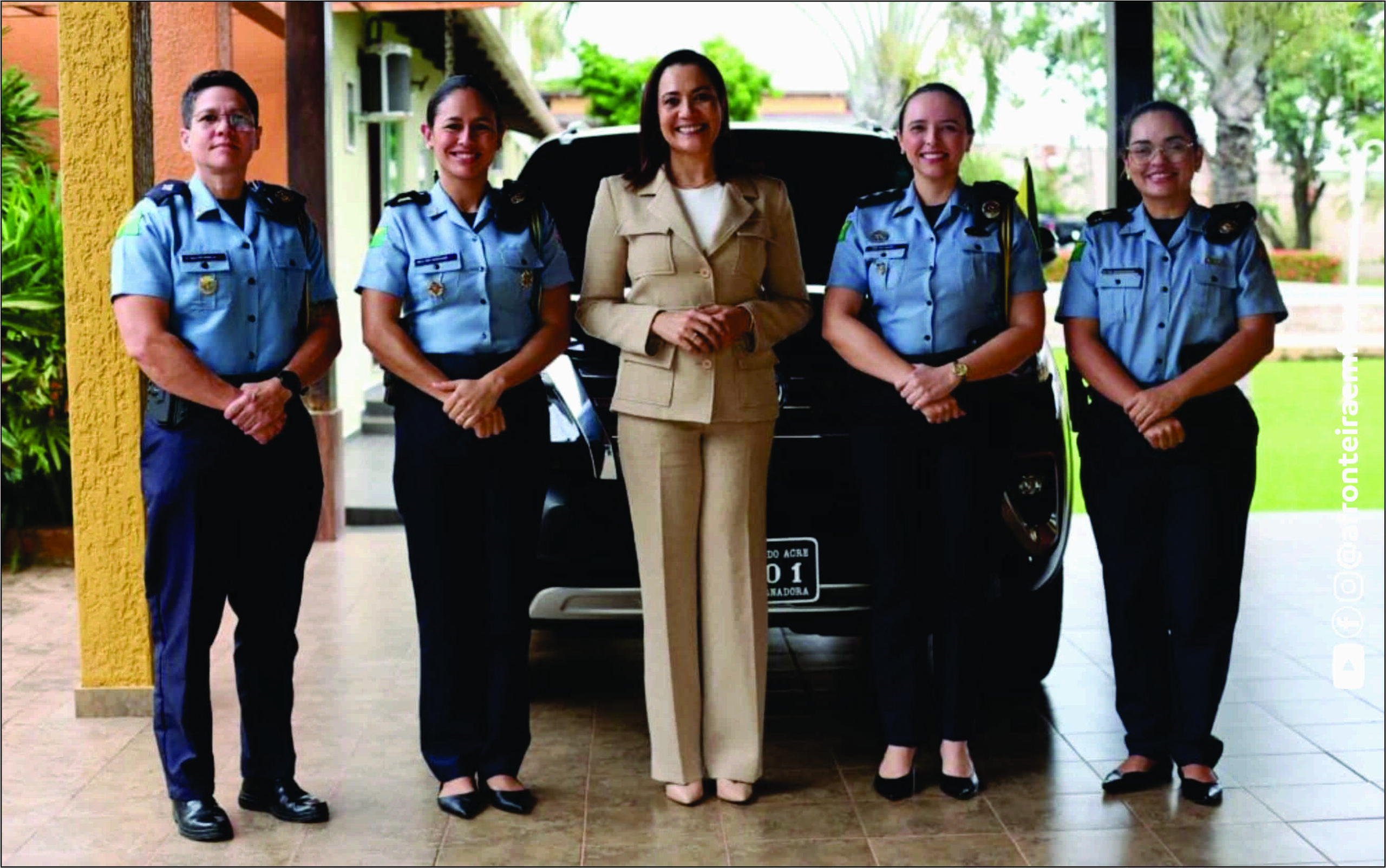 Com Mailza no governo, protagonismo feminino militar ganha espaço e fortalece representatividade no Acre