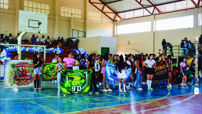 Abertura dos Jogos Interclasse 2026 movimenta comunidade escolar em Brasiléia