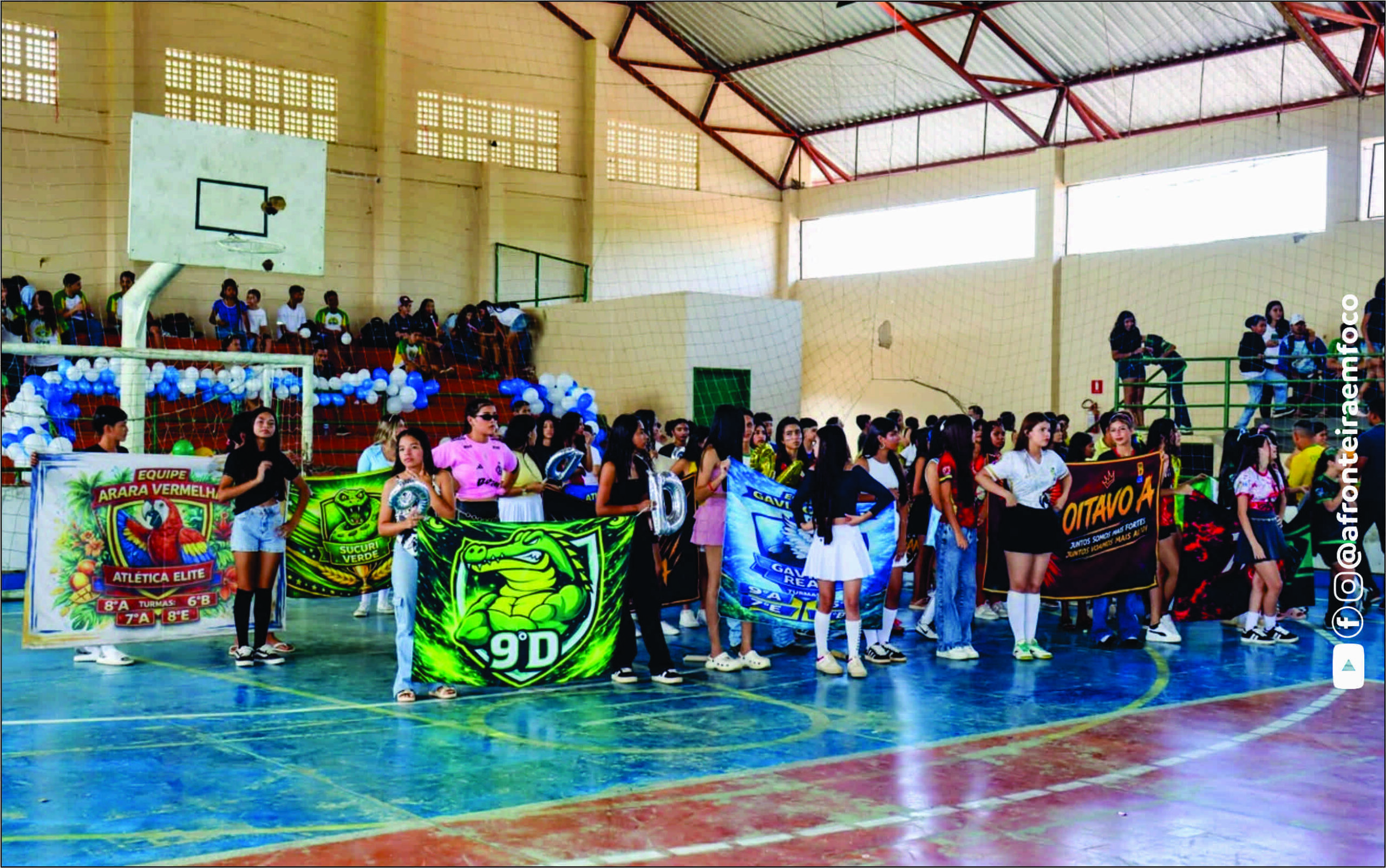 Abertura dos Jogos Interclasse 2026 movimenta comunidade escolar em Brasiléia
