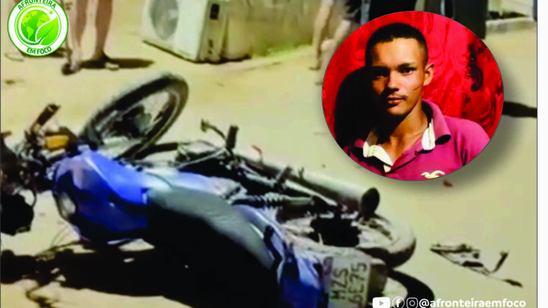 Jovem de 24 anos morre em acidente de trânsito em Sena Madureira; vítima não possuía CNH