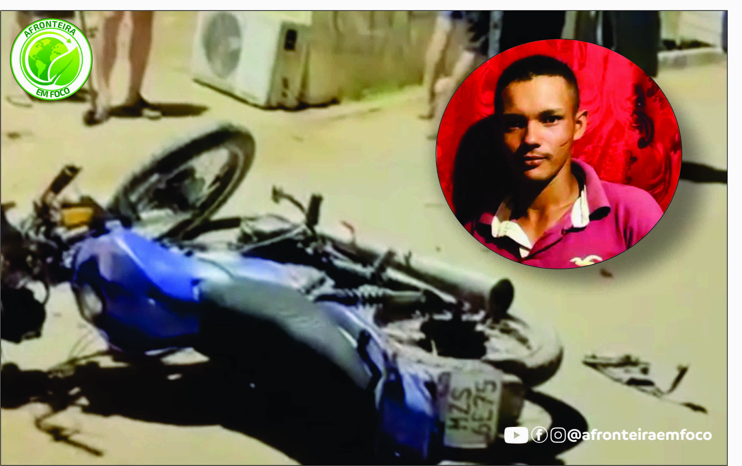 Jovem de 24 anos morre em acidente de trânsito em Sena Madureira; vítima não possuía CNH
