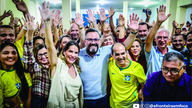 Alan Rick demonstra força política e recebe apoio de Zequinha Lima em Cruzeiro do Sul