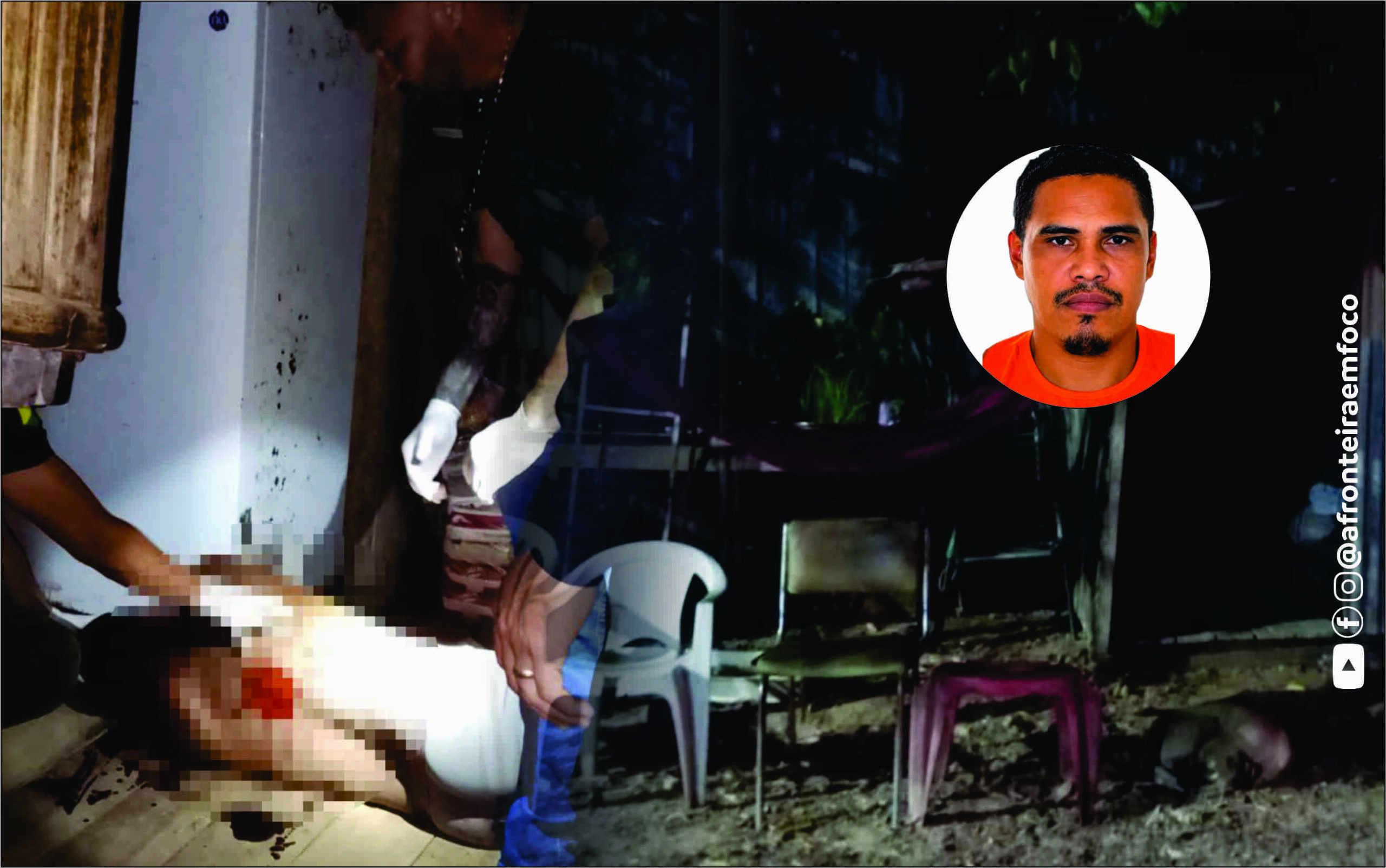 Homem é executado dentro de casa por criminosos encapuzados em Xapuri