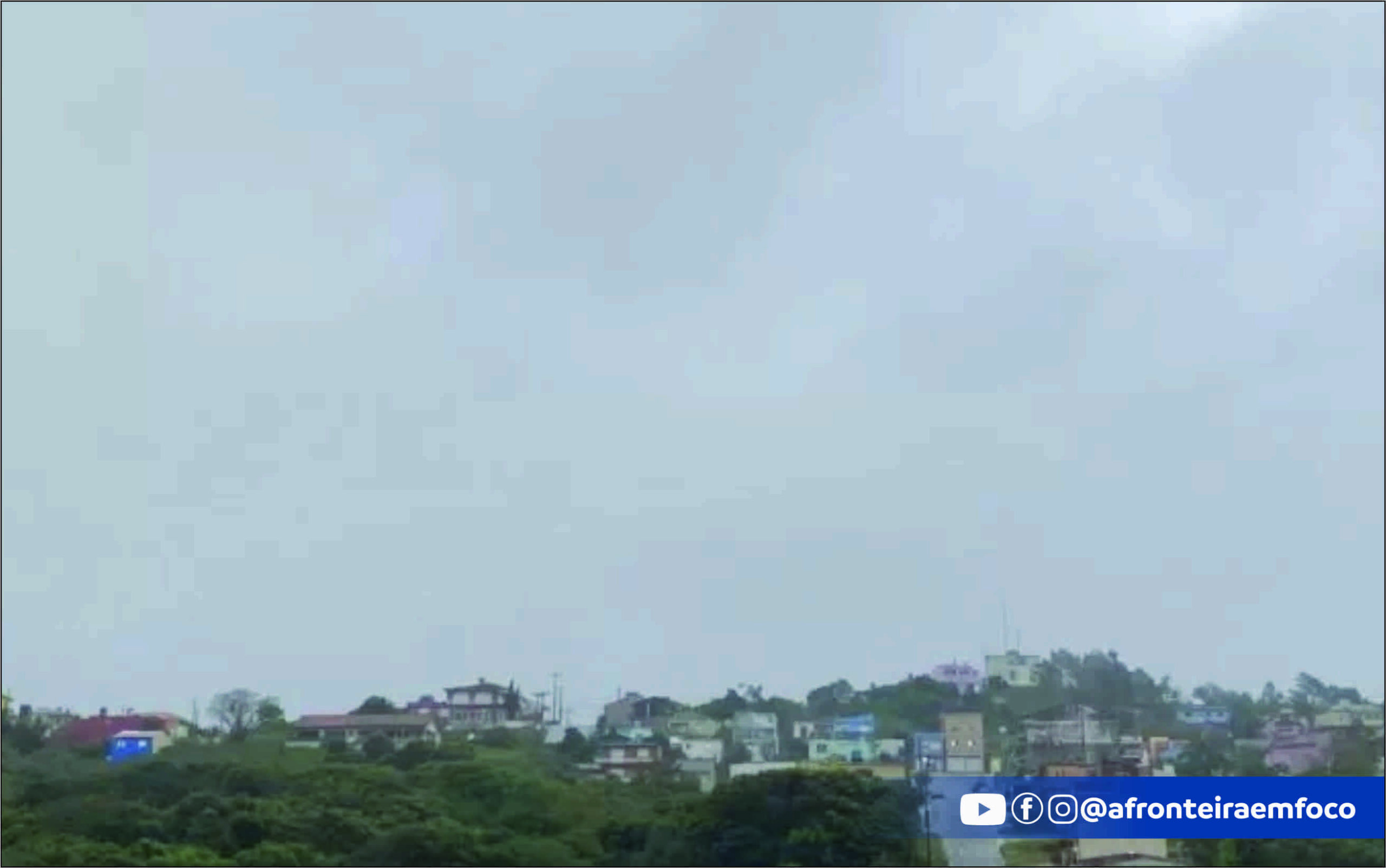 Onda polar provoca chuva e derruba temperaturas em todo o Acre nesta segunda-feira (13)