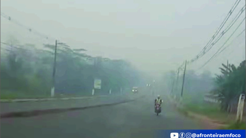 Doze municípios do Acre registram níveis de poluição acima do limite da OMS antes do auge da seca