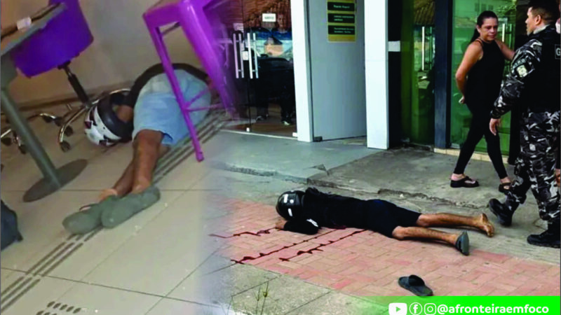Tentativa de assalto a loja da Vivo termina com dois suspeitos mortos no Centro de Cruzeiro do Sul