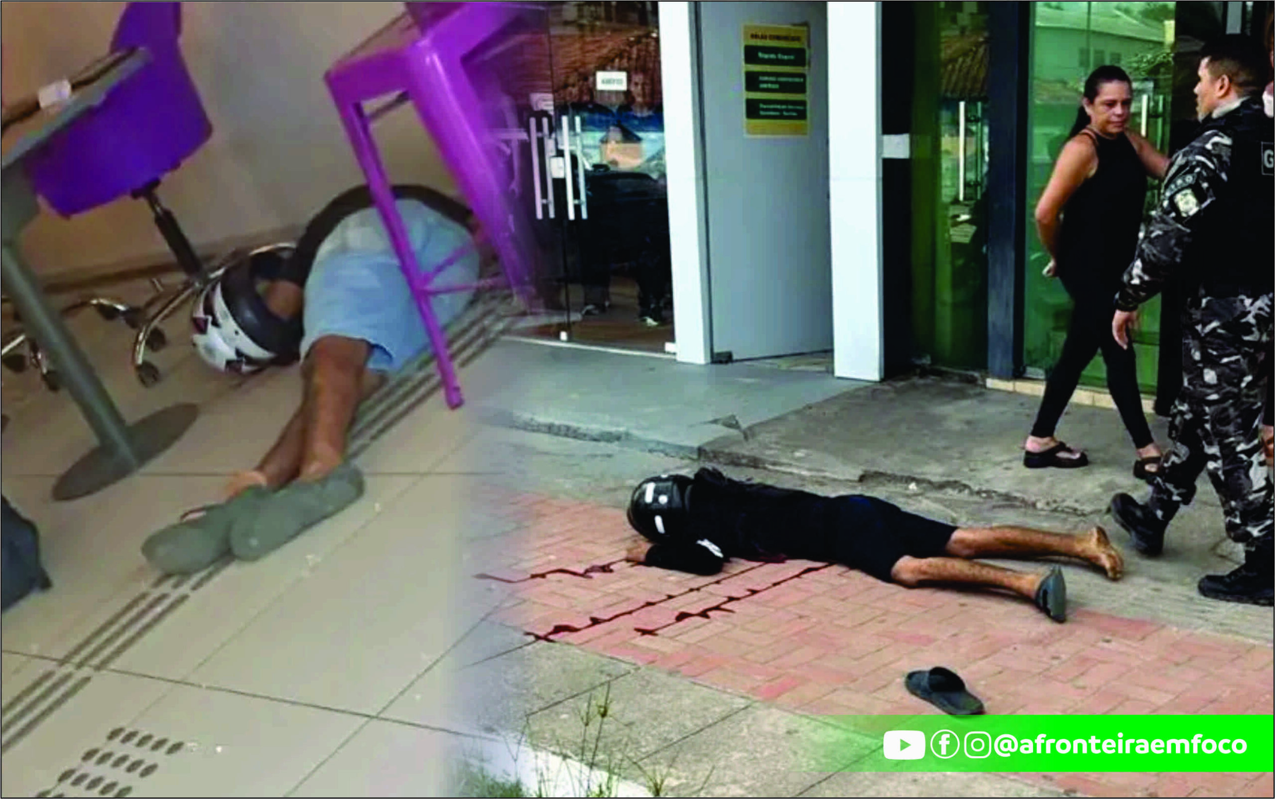 Tentativa de assalto a loja da Vivo termina com dois suspeitos mortos no Centro de Cruzeiro do Sul