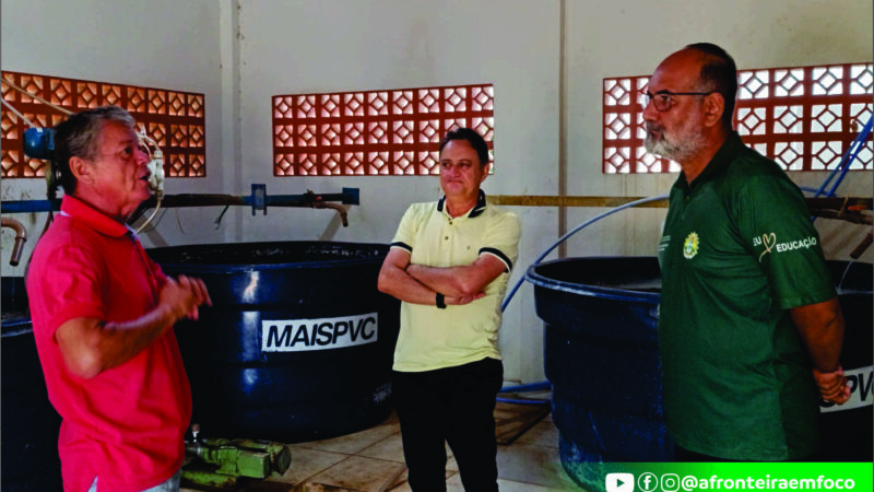 Vereador Cleomar Portela visita sede da Saneacre e cobra melhorias no abastecimento de água