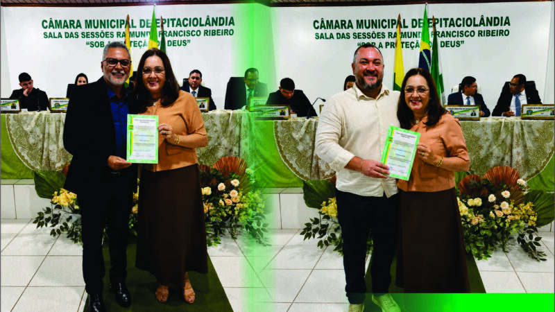 Vereadora Marizete Matias participa de Sessão Solene e homenageia cidadãos em Epitaciolândia