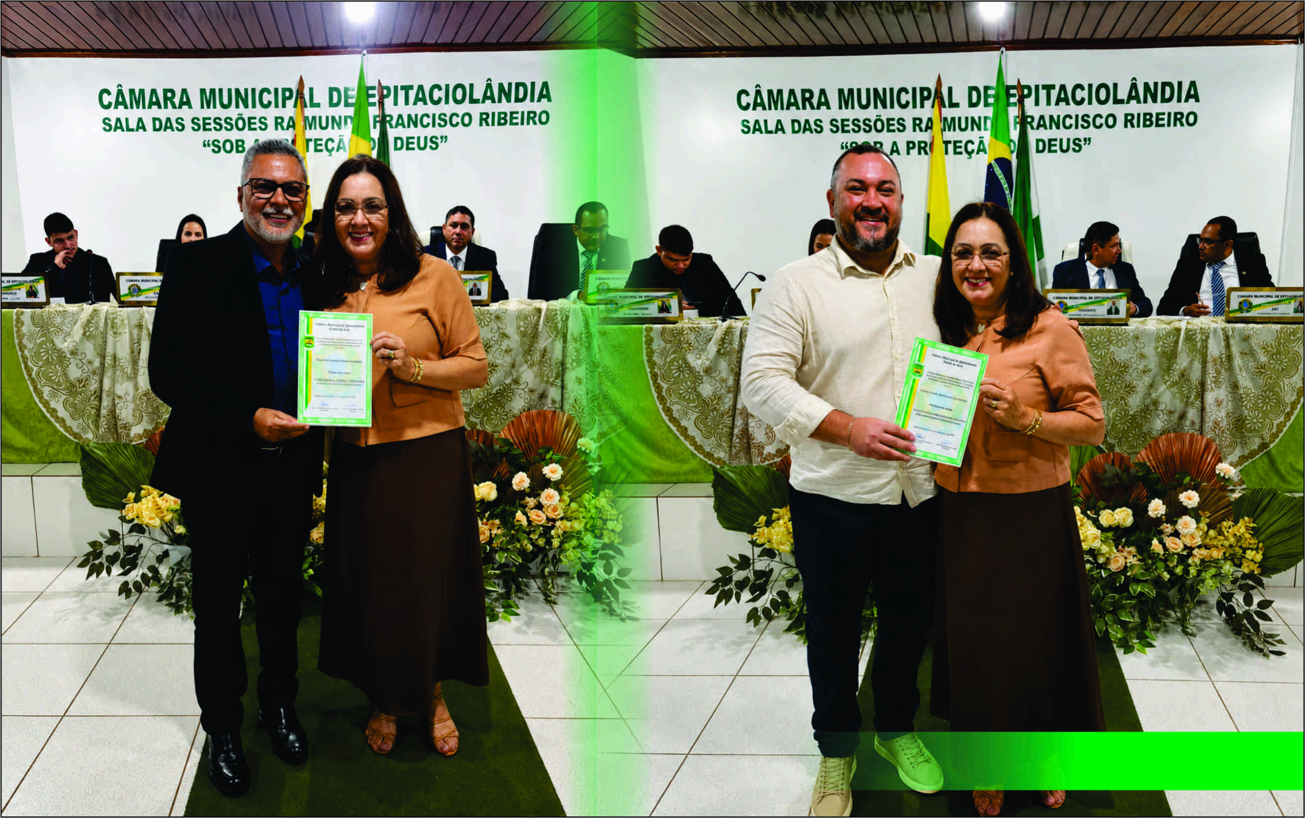 Vereadora Marizete Matias participa de Sessão Solene e homenageia cidadãos em Epitaciolândia